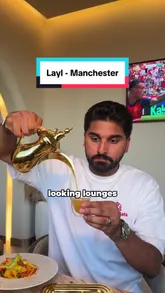 A video showcasing the opening of a new lounge called Layl in Manchester, located above Cafe Begum on Wilmslow Road. The video features a tour of the interior, a variety of food items including mixed grills, burgers, and biryani, as well as desserts like cheesecake and baklava, and drinks.