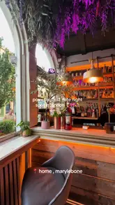 A short, energetic video showcasing the atmosphere and drinks at Home in Marylebone, presented as an ideal date night location.