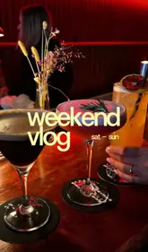 A weekend vlog featuring a visit to Laki Kane for a bottomless brunch, highlighting the tropical decor, live entertainment, and cocktail experience, followed by a visit to a friend's event.