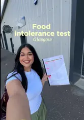 A personal vlog documenting a visit to JD Testing in Glasgow for a non-invasive food intolerance test. The creator explains the process, which involves measuring electrical resistance in the skin, and shares their personal results and the practical advice received.