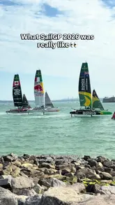 A vlog-style recap of the SailGP 2026 event in Portsmouth, showcasing the racing, fan activities, food stalls, and live entertainment by Jess Glynne.