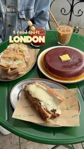 A fast-paced listicle video featuring five diverse London restaurants, including Barra Cafe, Taverna Ermou, Hendl, Island, and Speedboat Bar. The creator provides a quick overview of each venue, highlighting signature dishes and the overall vibe, making it a useful guide for food lovers visiting London.