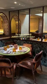 A promotional reel for Norma, an Italian restaurant in London, featuring a variety of dishes including pasta, seafood, and desserts, alongside shots of the restaurant's interior.