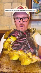 A creator visits Bricco e Bacco, a Sicilian steakhouse in London, highlighting their rare steak selection and pasta dishes, while encouraging viewers to support the family-owned business.
