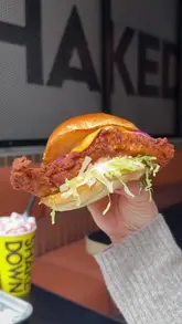 A promotional video for the new Shakedown branch in Edinburgh, featuring a quick tour of the exterior and interior, the self-service ordering kiosks, and close-ups of their burgers, sides, shakes, and desserts.