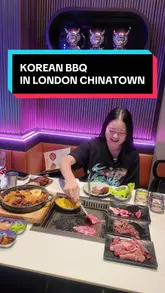 A vlog-style review of Hankki, a Korean BBQ restaurant in London's Chinatown, featuring the grilling experience, menu highlights, and a unique dog-shaped dessert.