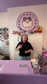 A tour of Capsule Corner in Manchester's Chinatown, featuring gacha machines, Pokémon cards, claw machines, and a photo booth, presented by the owner.