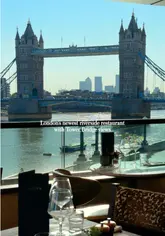 A promotional video for Coppa Club London Bridge, showcasing its riverside location with views of Tower Bridge, stylish interior, and a variety of food and drink options including brunch, lunch, and cocktails.
