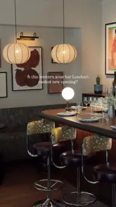 A short, aesthetic montage showcasing the interior, drinks, and small plates at Bar Blondie, a new wine bar in London.