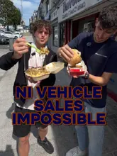 A high-energy, comedic skit featuring the NI Vehicle Sales team visiting Christopher Eats for a chicken burger, while also promoting their car dealership.