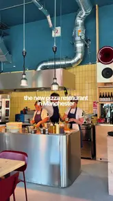 A promotional reel for a new pizza restaurant in Manchester called Proloco, showcasing the interior, staff, food, and drinks.