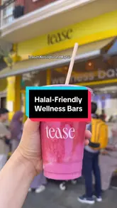 A creator visits three London wellness cafes (Tease, Elsewhen, and Joey's) to sample their functional smoothies, highlighting ingredients and dietary options like vegan collagen.