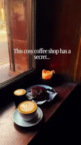A short, atmospheric reel showcasing a Glasgow venue that operates as 'Devil's Roast' coffee shop during the day and transforms into 'Devil of Brooklyn' cocktail bar at night, highlighting the change in lighting and mood.