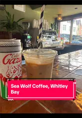 A creator visits Sea Wolf, a coffee shop located inside the Electric 1920 Tattooing studio in Whitley Bay, showcasing the unique venue, the coffee hatch, and the interior atmosphere.