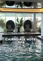 A vlog-style tour of The Cairndale Hotel & Spa in Dumfries, showcasing the spa facilities, the renovated Copper Suite, and the Oak Bar & Restaurant.