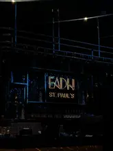 A high-energy montage showcasing a Friday night out at Eadn St Paul's, featuring live music, cocktails, small plates, and a lively atmosphere.