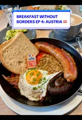 The creator visits Kipferl, an Austrian restaurant in Angel, London, to review their 'Full Austrian Breakfast'. The video features a tour of the venue, a look at the menu, and a detailed taste test of the breakfast, which replaces traditional baked beans with stewed lentils and offers a choice of sausage, including a cheese-infused käsekrainer.