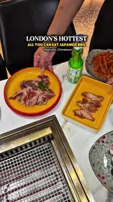 A promotional reel showcasing the all-you-can-eat Japanese BBQ experience at High Yaki in London's Chinatown, highlighting the table-side grilling and sushi selection.