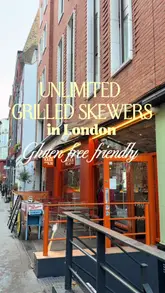 A promotional reel for Kasa & Kin in London, showcasing their 'Unlimited Sizzle & Grill' offer. The video features various grilled skewers, rice dishes, sisig, cocktails, and desserts, highlighting the variety and value of the menu.
