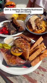 A creator visits 'Play With Fire London', a struggling fire kitchen located at a brewery, to highlight their plight and showcase their high-quality food. The video features interviews with the owner, close-ups of the fire-cooked dishes, and a call to action to support the business.