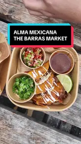 A vlog-style review of Alma Mexicana at The Barras Market in Glasgow, featuring a taste test of their beef birria and pork carnitas tacos.