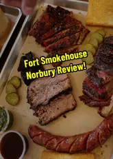 A review of Fort Smokehouse in Norbury, featuring a variety of smoked meats including brisket, lamb ribs, pastrami, and salt beef. The video provides a taste test and honest feedback on the quality and flavour of the food.