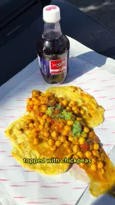 A review of Moto Roti in Acton, featuring a variety of Trinidadian street food dishes including rotis, bakes, and doubles. The creator highlights the freshness of the food and the quality of the preparation.