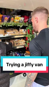 The creator reviews a mobile food van called The Street Diner, highlighting the wide range of food and drink options available, including pulled beef brisket buns, chicken tenders, and wraps. The video features the creator sampling several items and discussing the convenience and variety of the service.
