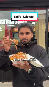 A promotional video for the opening of a new Sani's fried chicken branch in Leicester, showcasing their loaded boxes, menu, and interior.