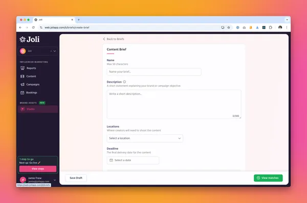 Ad Creatives by Joli: Fresh Creator-Made Videos and Photos for Hospitality Brands