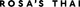 Rosa's Thai logo logo